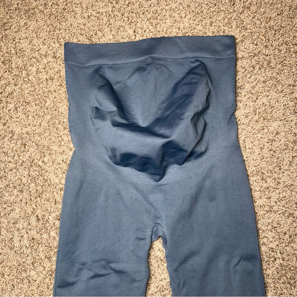 BLANQI‎ Women's Blue Leggings maternity - Picture 3 of 8